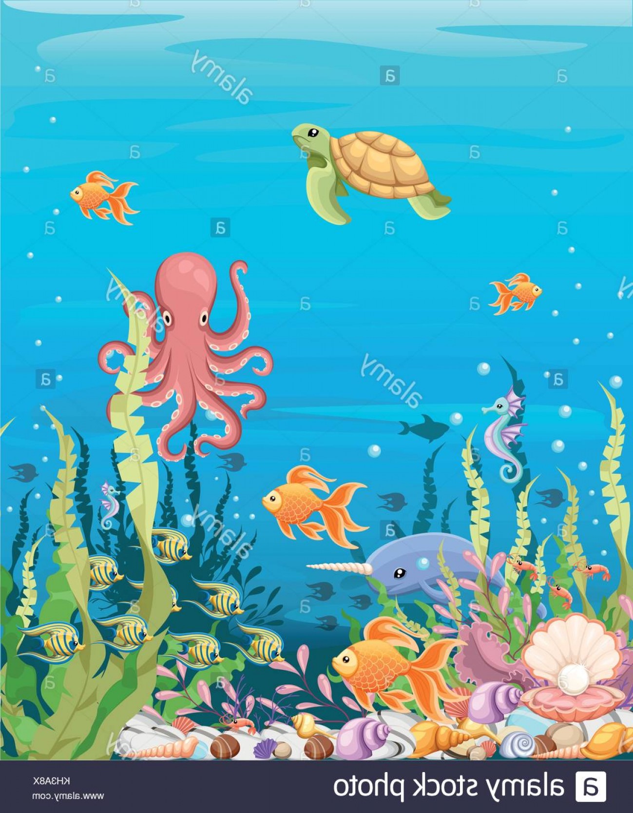 1299x1668 Underwater Sea Vector Art Createmepink