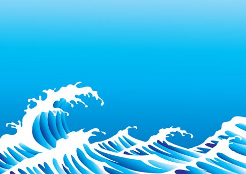 Ocean Wave Vector Free Download 500x354 Ocean Wave Vector Free Download