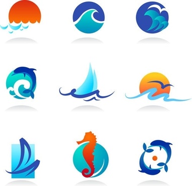 381x368 Ocean Wave Silhouette Free Vector Download