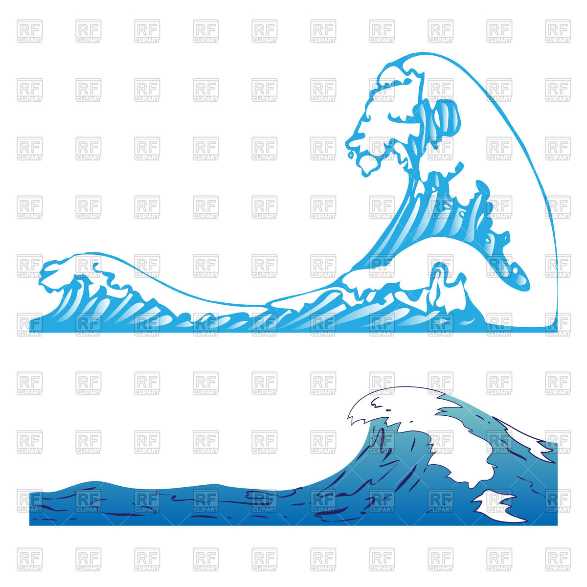 1200x1200 Ocean Waves Vector Image Of Nature, Landscape Zhukovskyi