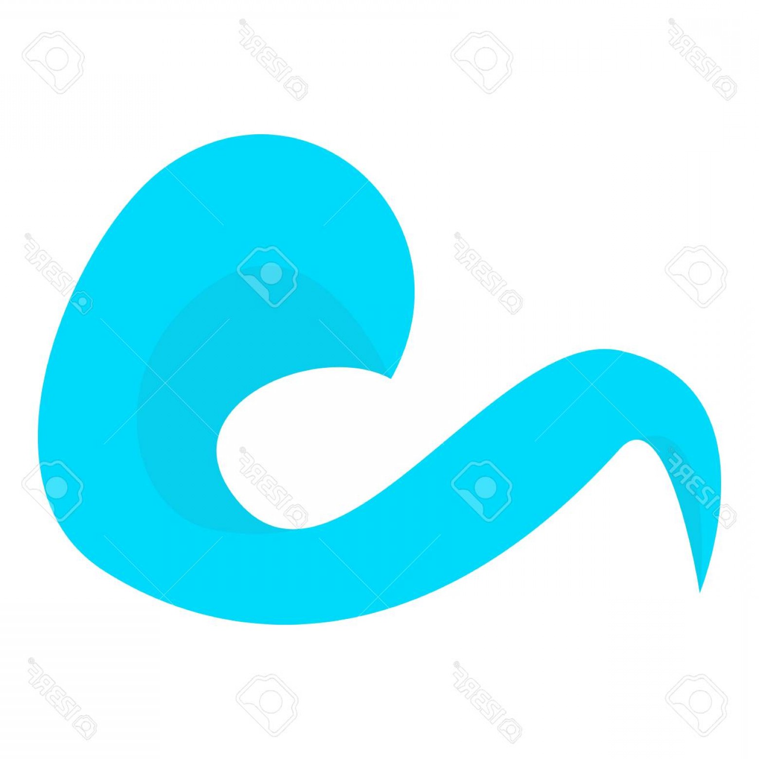 1560x1560 Cartoon Wave Vector Catamart