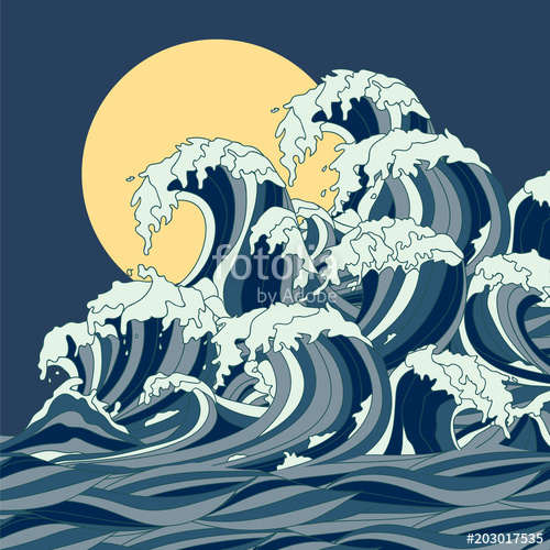 Ocean Wave Vector Free at Vectorified.com | Collection of Ocean Wave ...