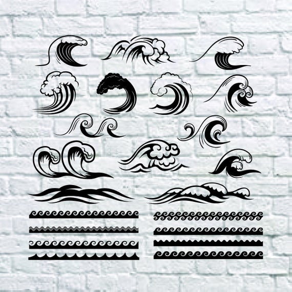570x570 Buy Get Style Ocean Waves Wave Vector Sea Etsy