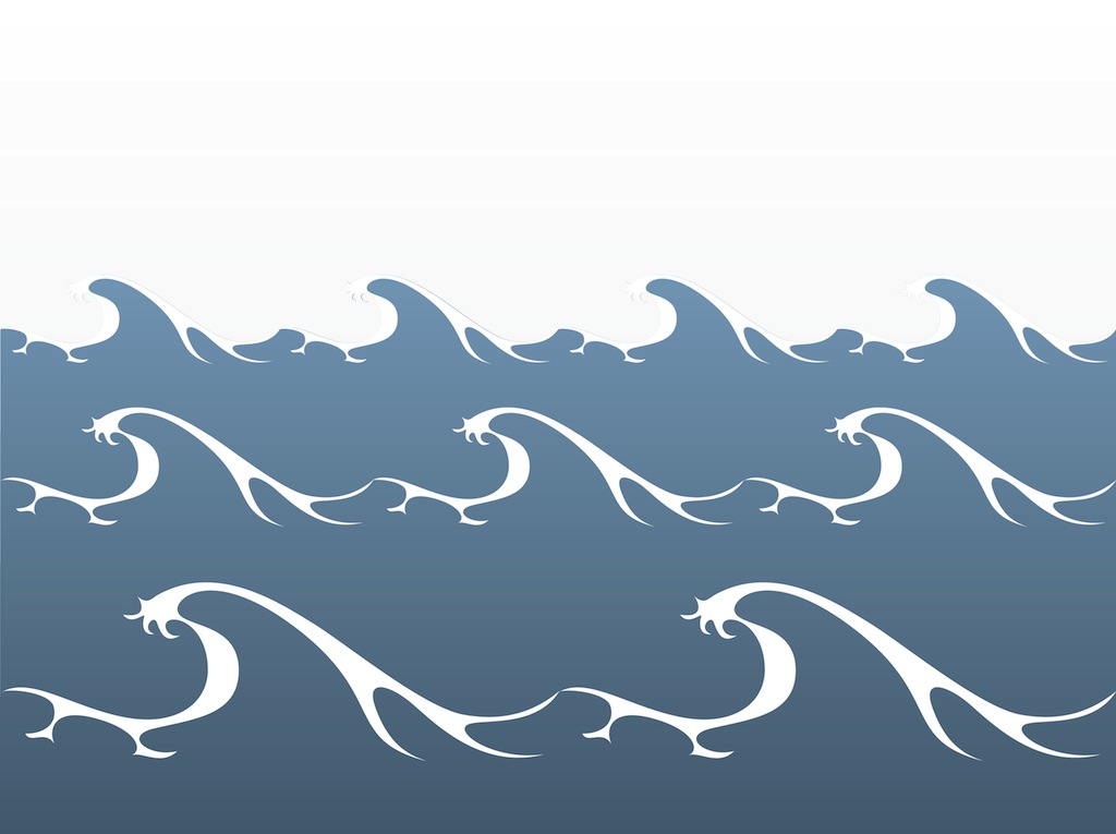 1024x765 Sea Waves Free Vectors Ui Download
