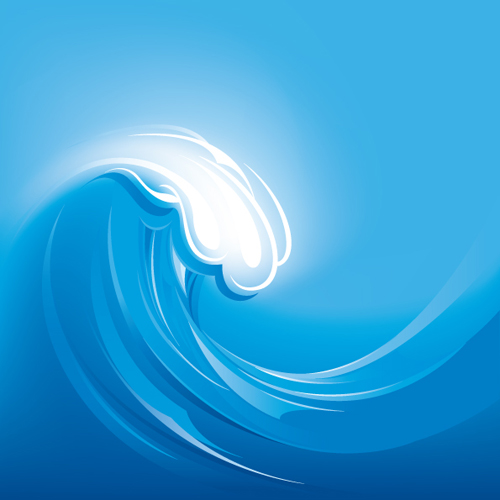 500x500 Surging Sea Wave Vector Backgrounds For Free Download Free Vector