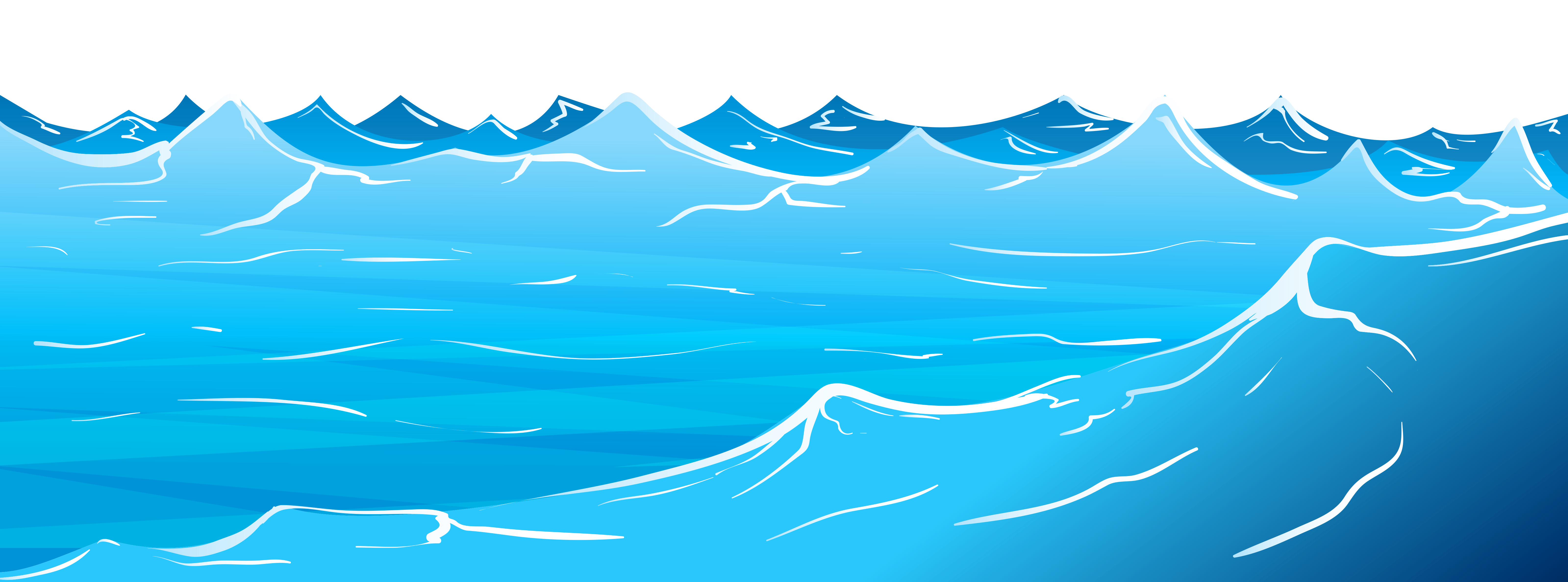 6397x2377 Water Waves Transparent Png Clipart Pictures Free Download