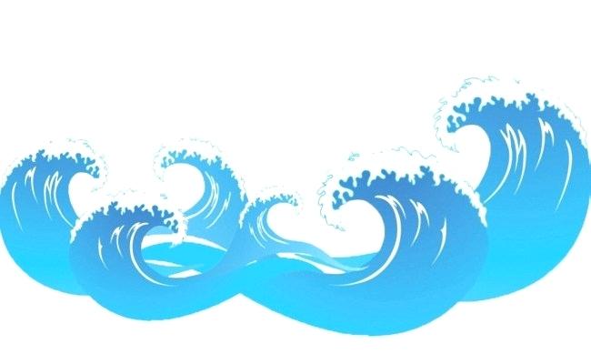 650x400 Clipart Ocean Waves