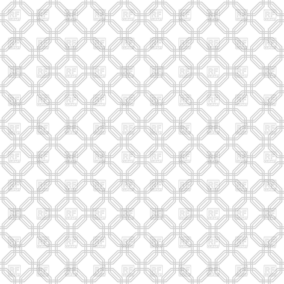 1200x1200 Grey Geometric Seamless Pattern With Octagon Elements Vector Image