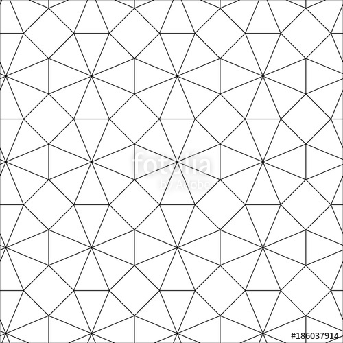 500x500 Octagon Seamless Vector Pattern Geometric Web Gray Background