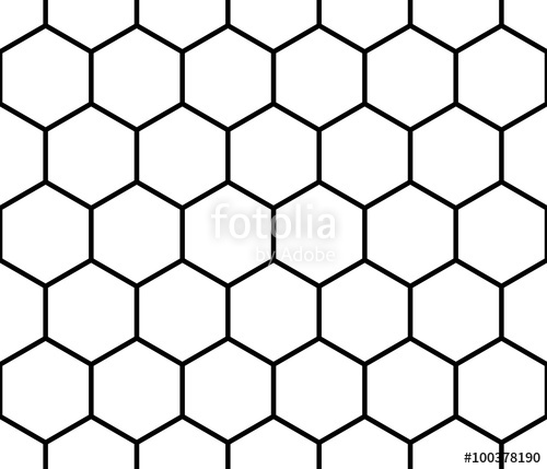 500x429 Seamless Monochrome Pattern, Background With Octagon Shapes