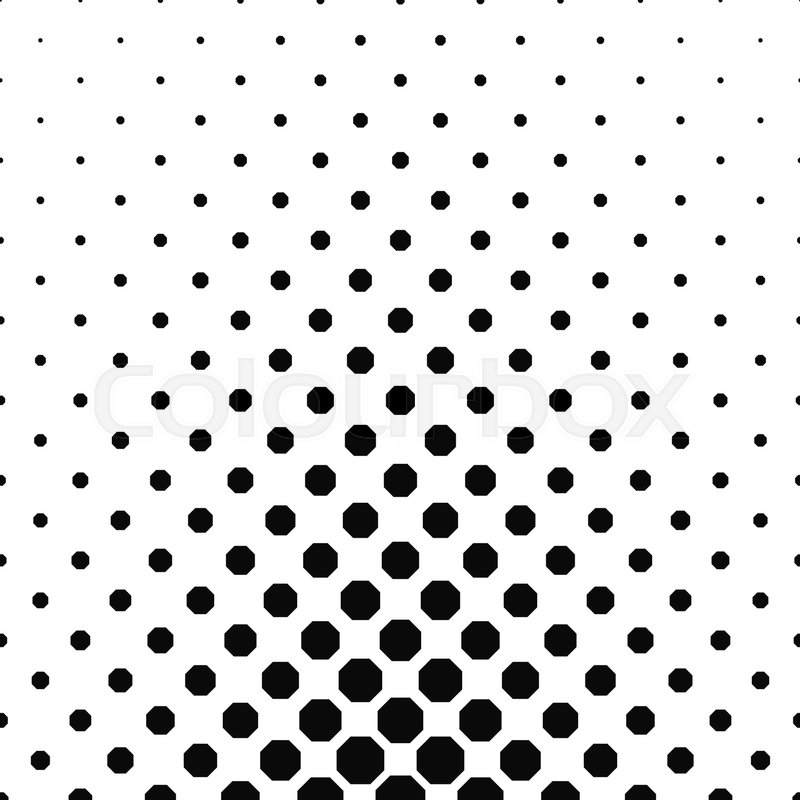 800x800 Abstract Black And White Octagon Stock Vector Colourbox
