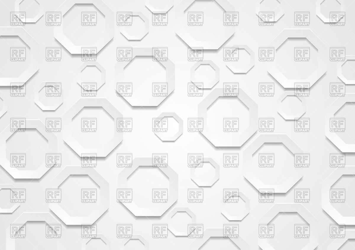 1200x848 Abstract Grey Paper Tech Background With Octagon Vector Image