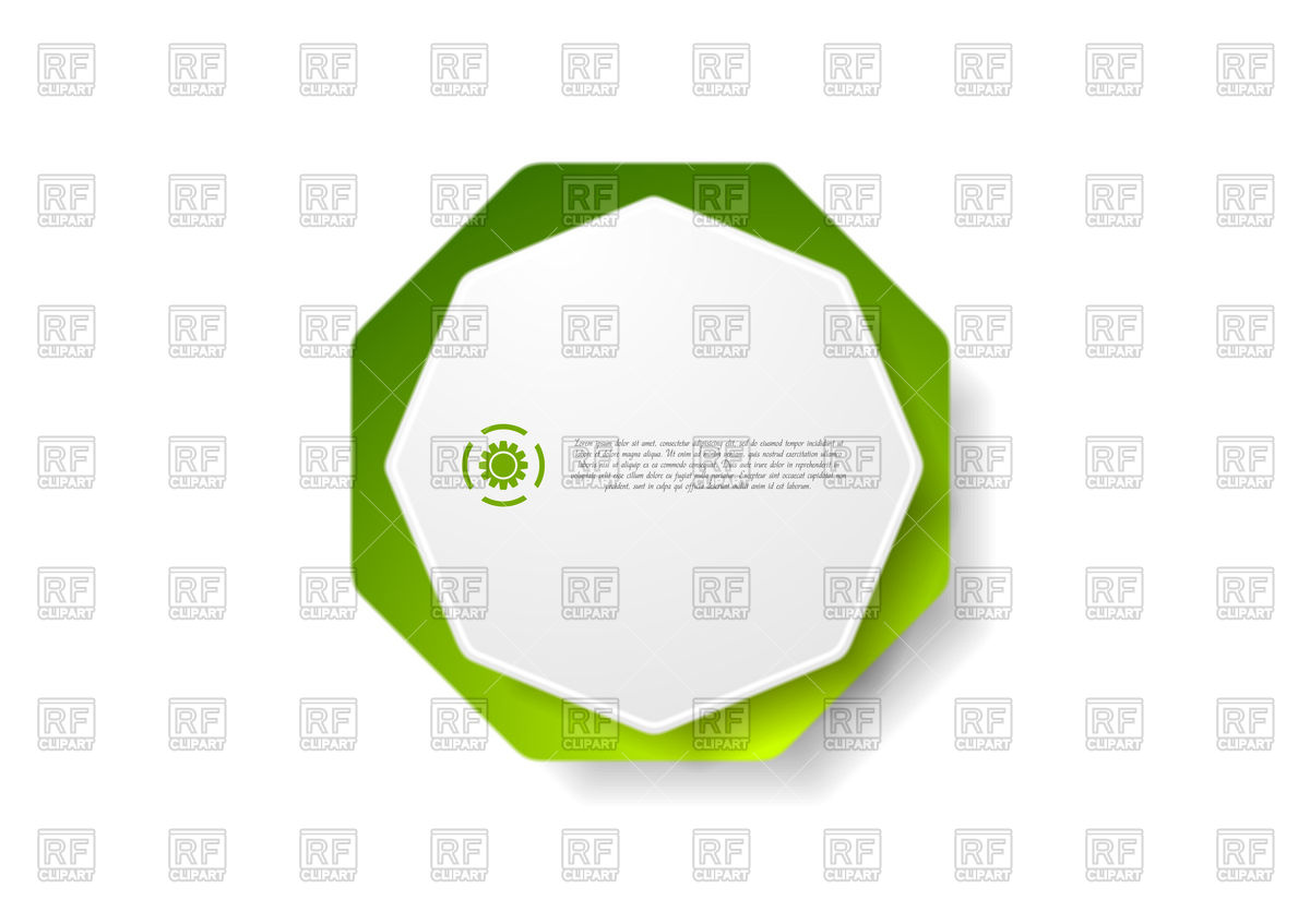 1200x847 Abstract Geometric Octagon Shape Sticker Vector Image Of Borders