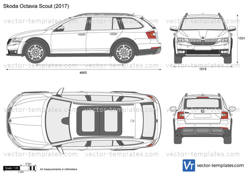 Чертеж шкода октавия