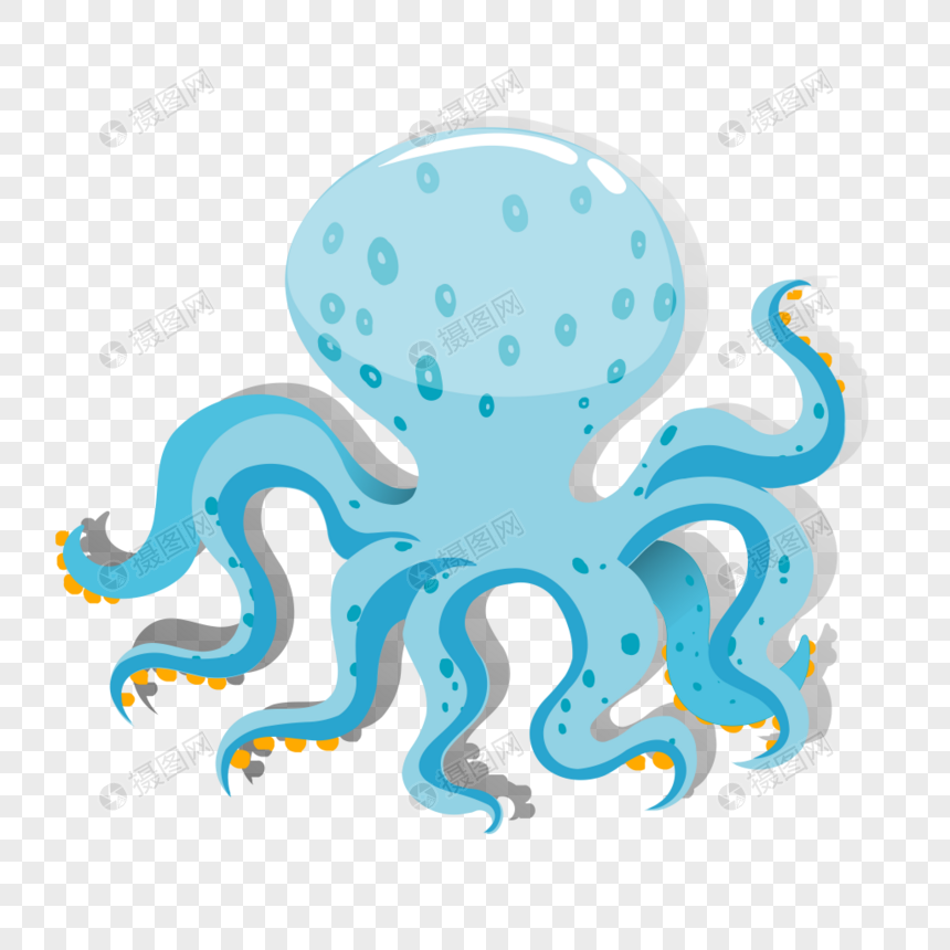 860x860 Octopus Icon Free Vector Illustration Material Png Image Picture