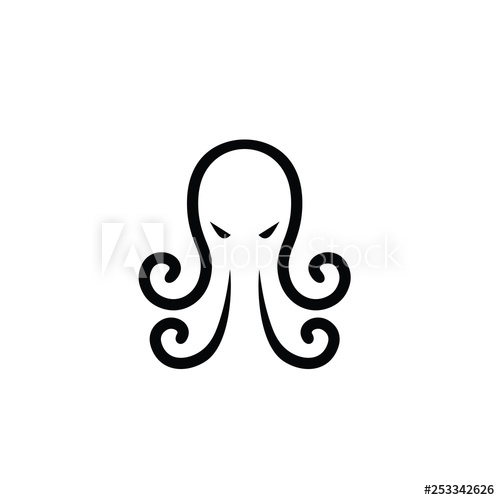 500x500 Octopus Icon Logo Vector