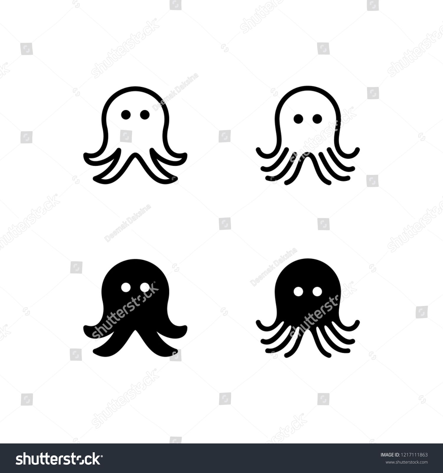 1500x1600 Octopus Icon Design Octopus, Squid, Tentacle, Kraken, Cuttlefish