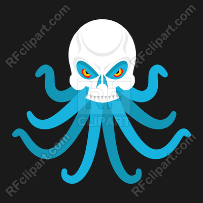 400x400 Octopus And Skull Vector Image Of Plants And Animals Popaukropa