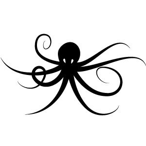 Octopus Silhouette Vector