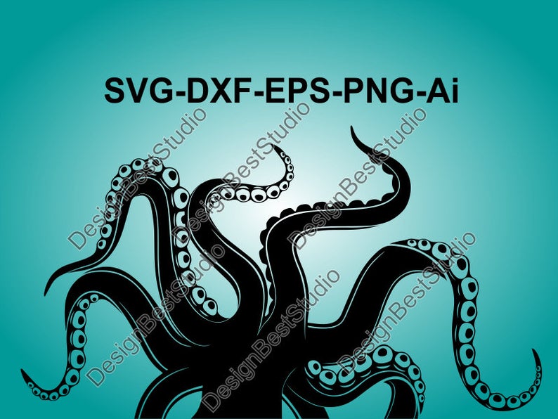 794x596 Octopus Octopus Tentacles Vector Octopus Tentacles Etsy