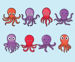 242x200 Octopus Free Vector Graphic Art Free Download