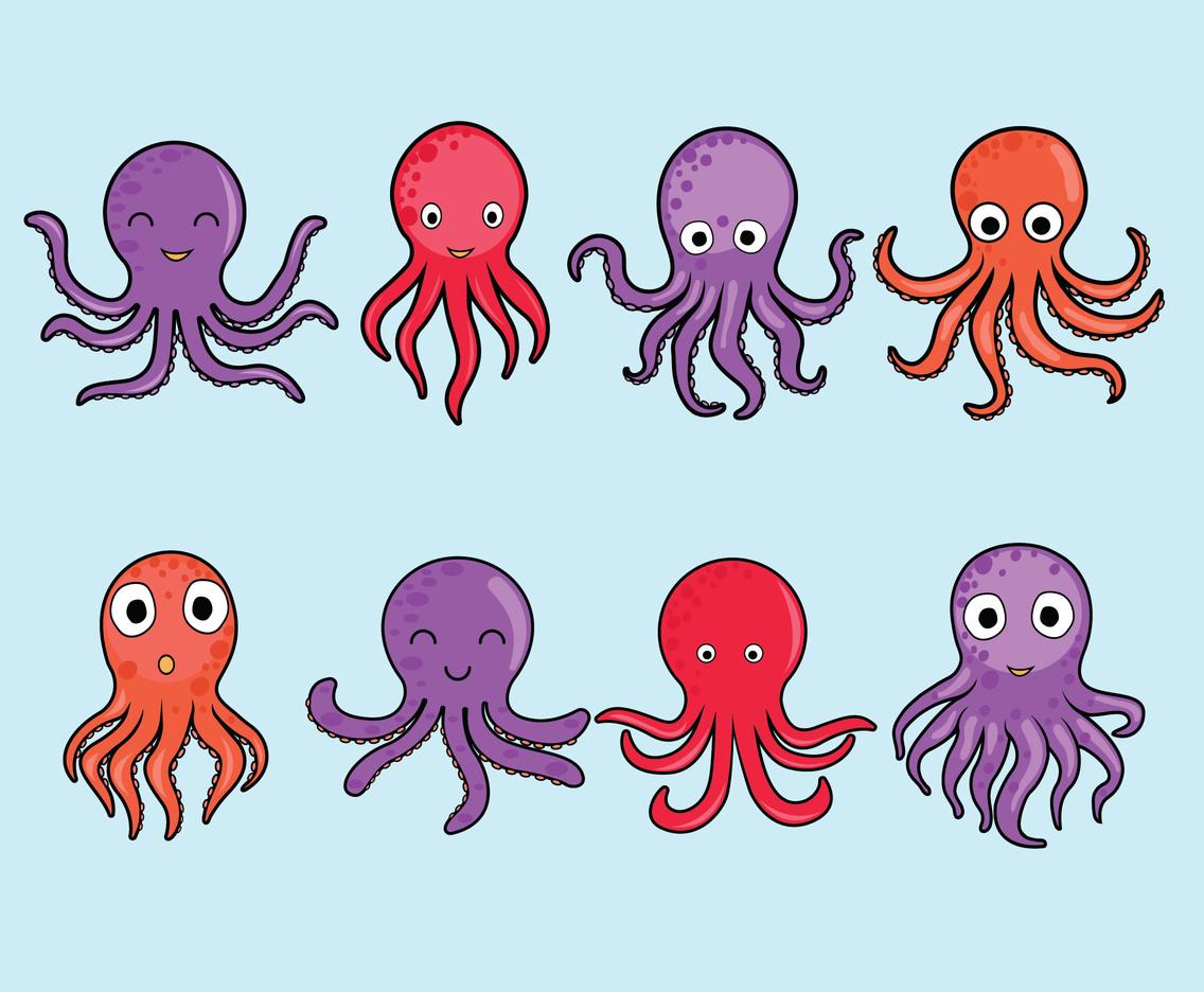 Octopus Vector Art Free