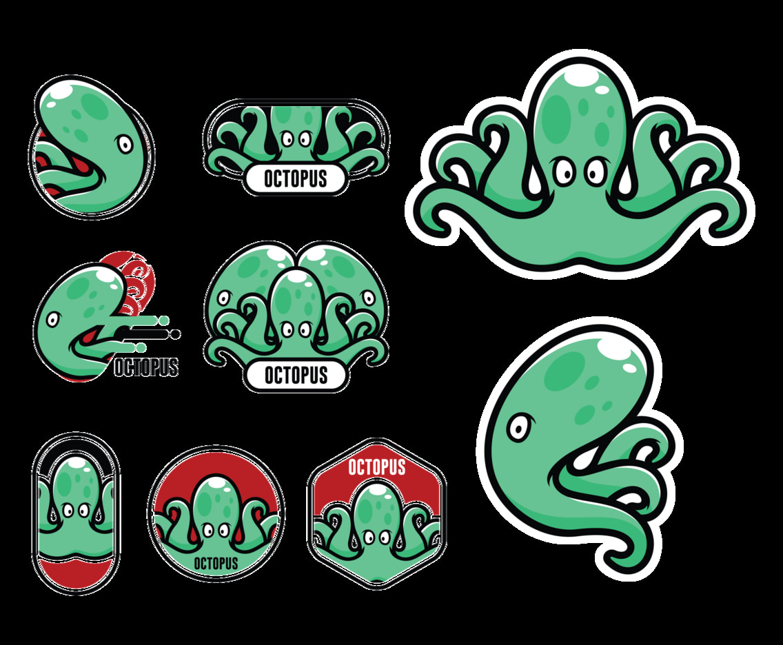 1136x936 Cartoon Octopus Vector Free Graphics Uihere