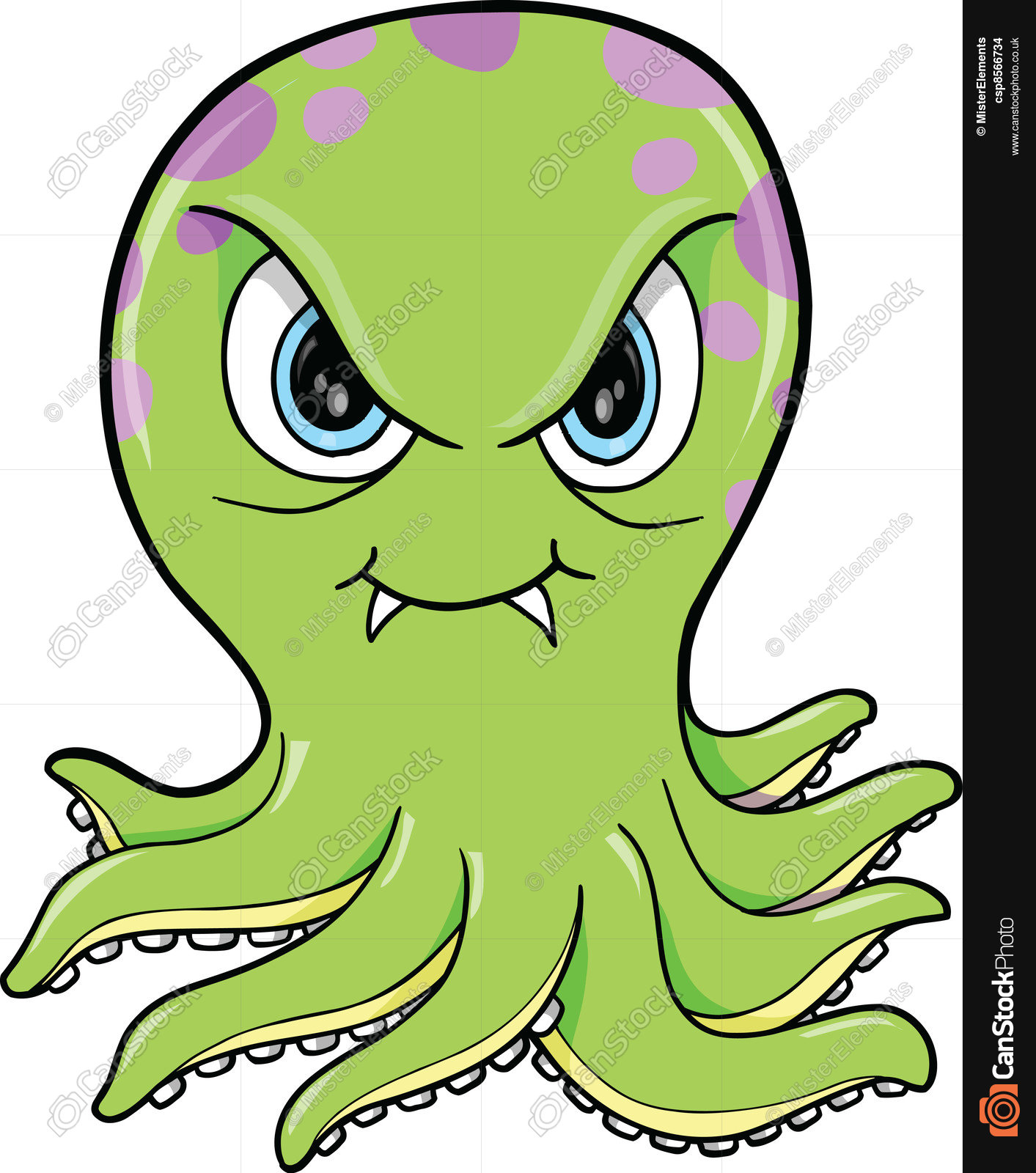 1413x1600 Evil Octopus Clipart