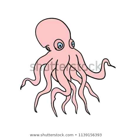 450x470 Sketch Of An Octopus