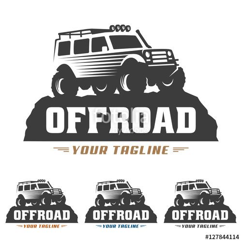 500x500 Vector Off Road Car Logo, Offroad Logo, Suv Car Logo Template