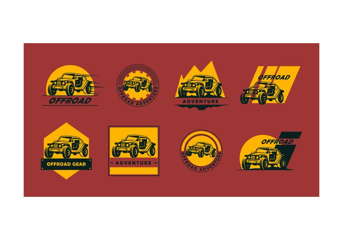 700x490 Free Offroad Logo Vector Collection