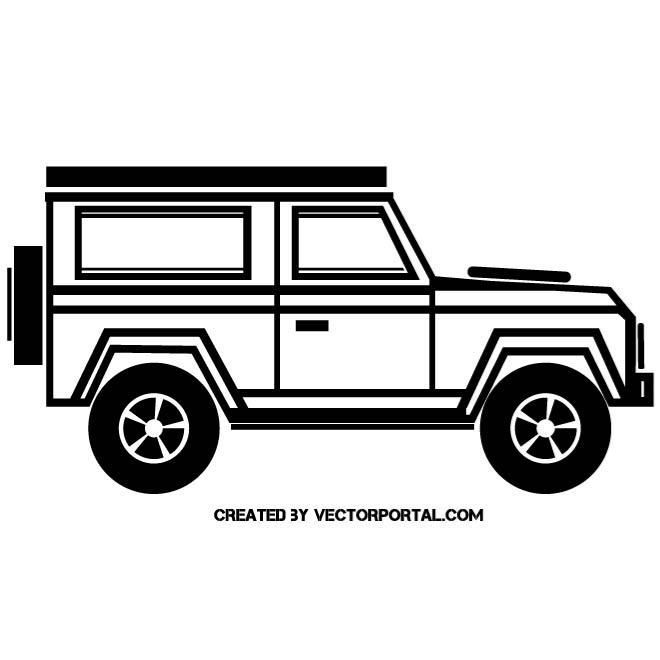 660x660 Off Road Vehicle Vector Drawing Vehicles Free Vectors