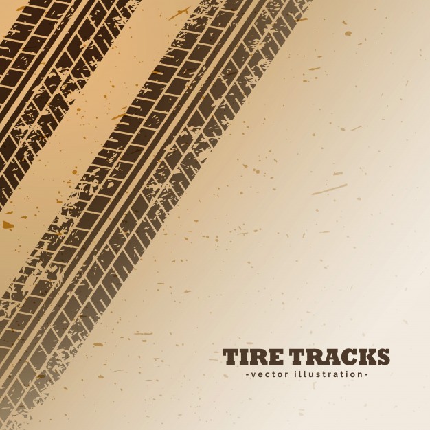626x626 Offroad Tire Tracks Vector Premium Download