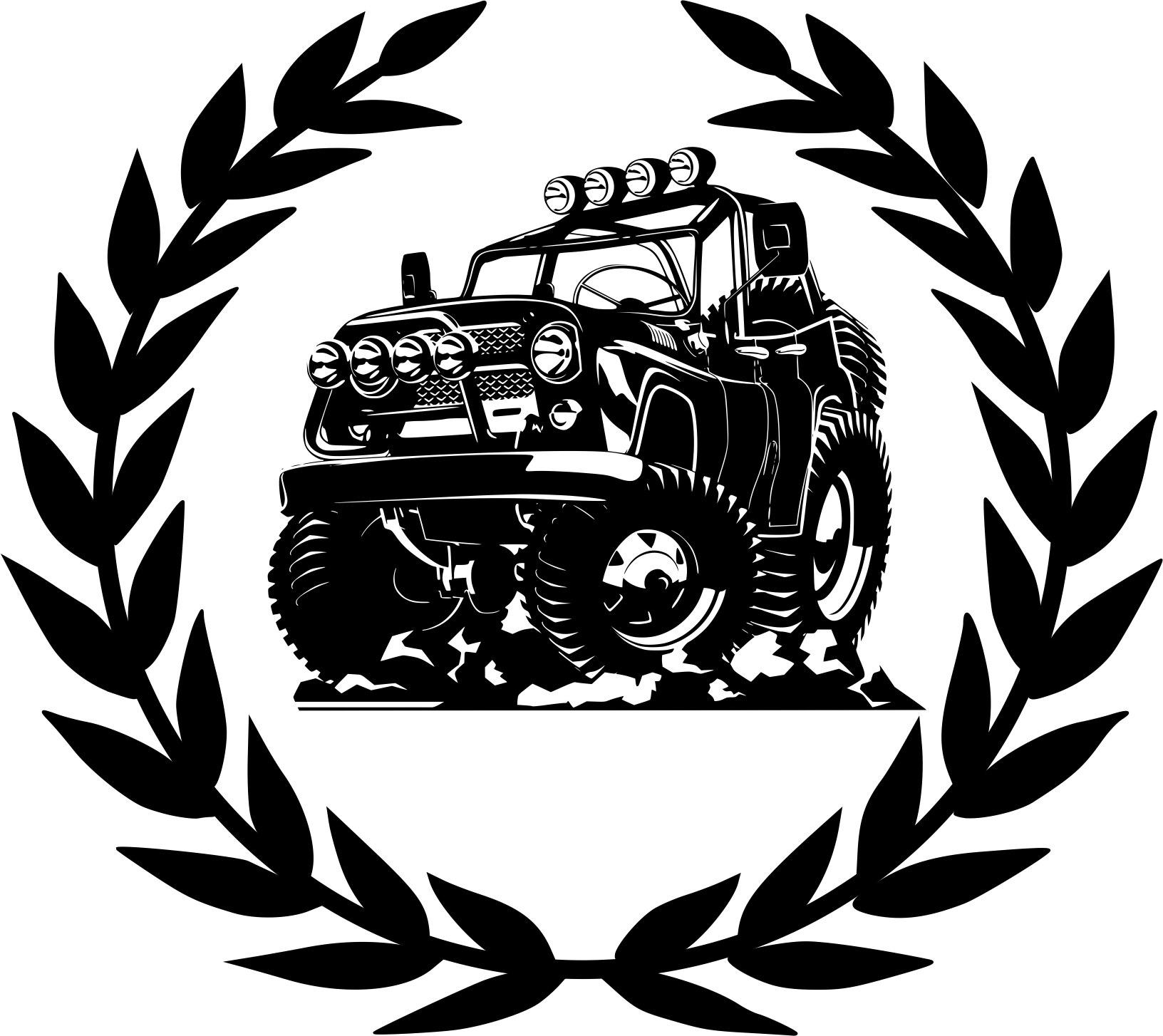 1632x1454 Offroad Vector Graphic Design Vector