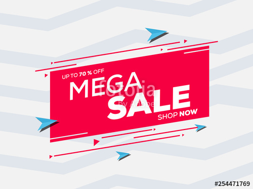 500x375 Sale Banner Template Design For Big Sale Special Offer Design End