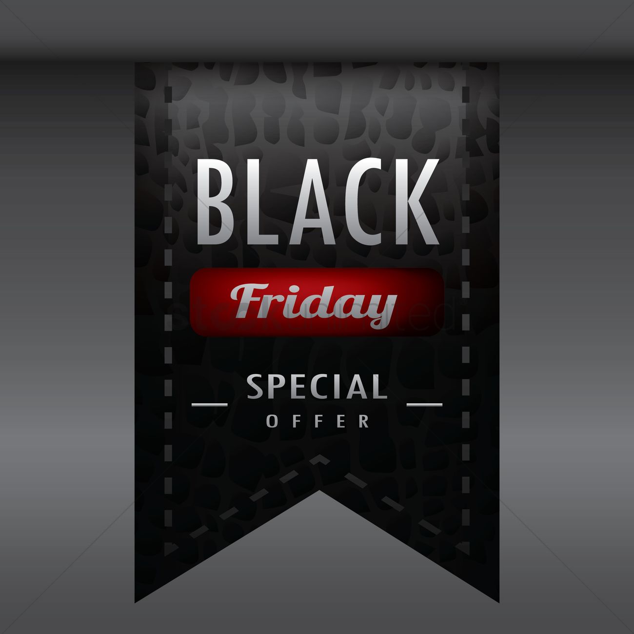1300x1300 Black Friday Special Offer Banner Vector Image