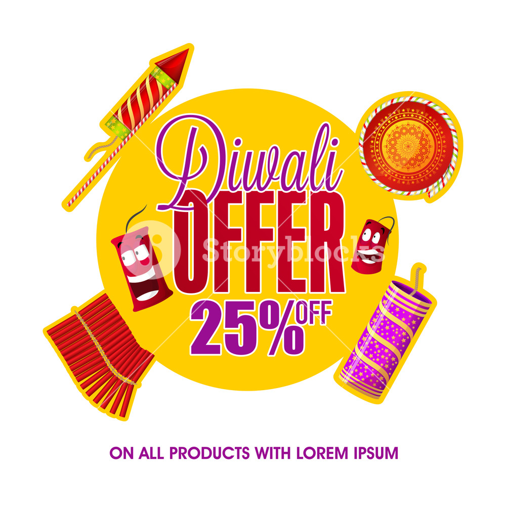 1000x1000 Diwali Sale Poster, Bumper Dhamaka Sale Flyer Or Banner, Vector