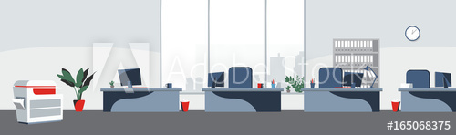 500x148 Office Desktops Background Vector Workplace Business Style Table