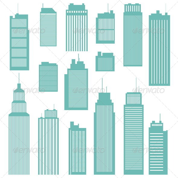 590x590 Office Building Vector Vectors From Graphicriver