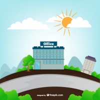 200x200 Office Building Free Vector Graphic Art Free Download