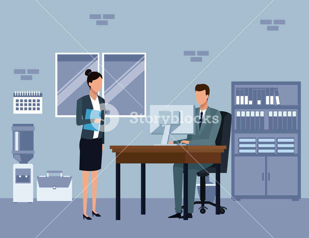 1000x770 Business Colleagues Discussing Work