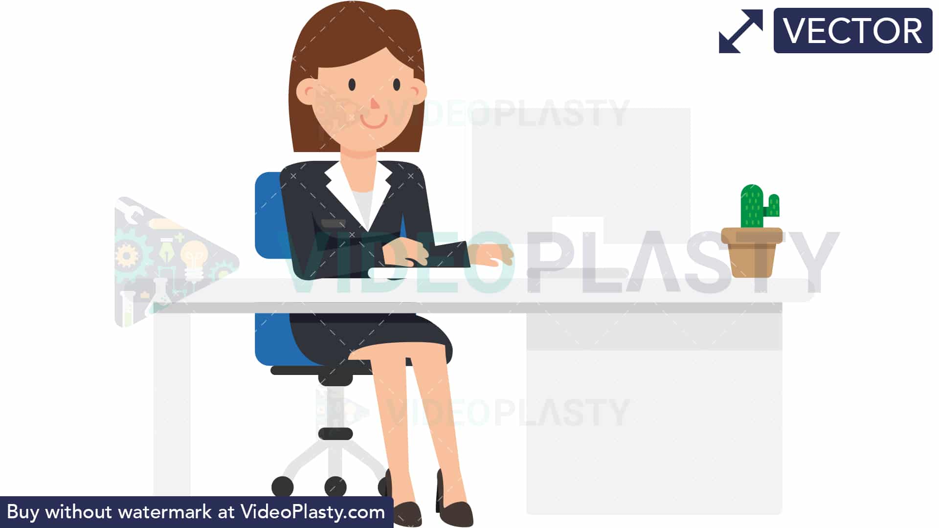 1920x1080 Corporate Woman Working