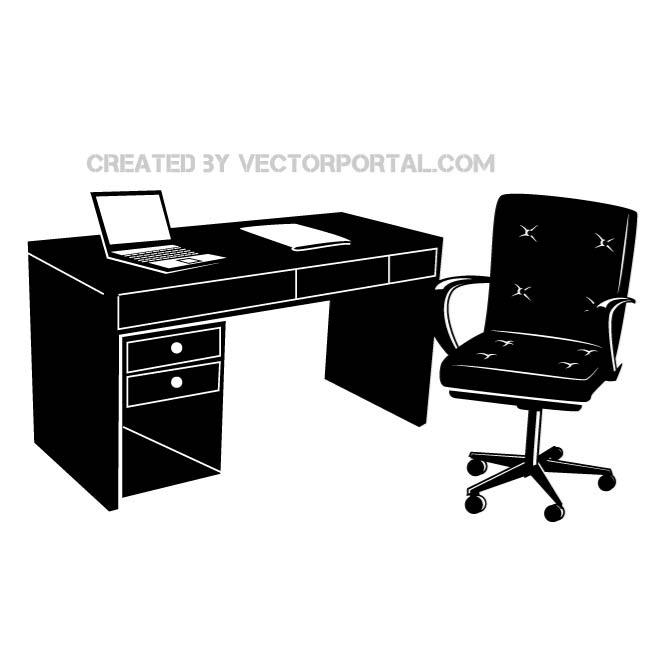 660x660 Office Furniture Vector