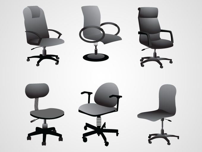 680x510 Office Chairs Free Vector Free Vectors Ui Download