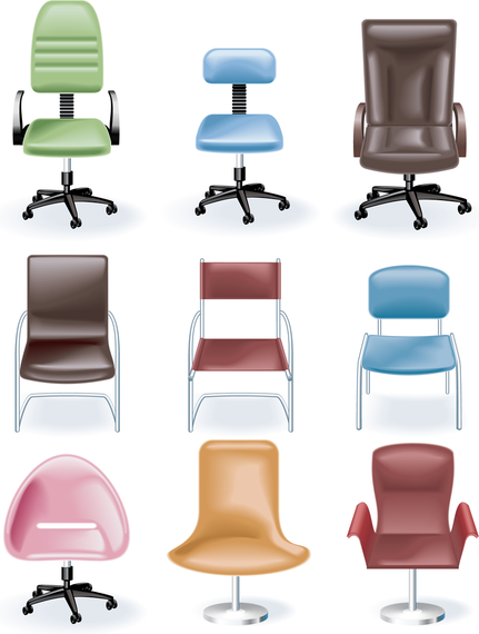 431x570 Office Furniture Vector