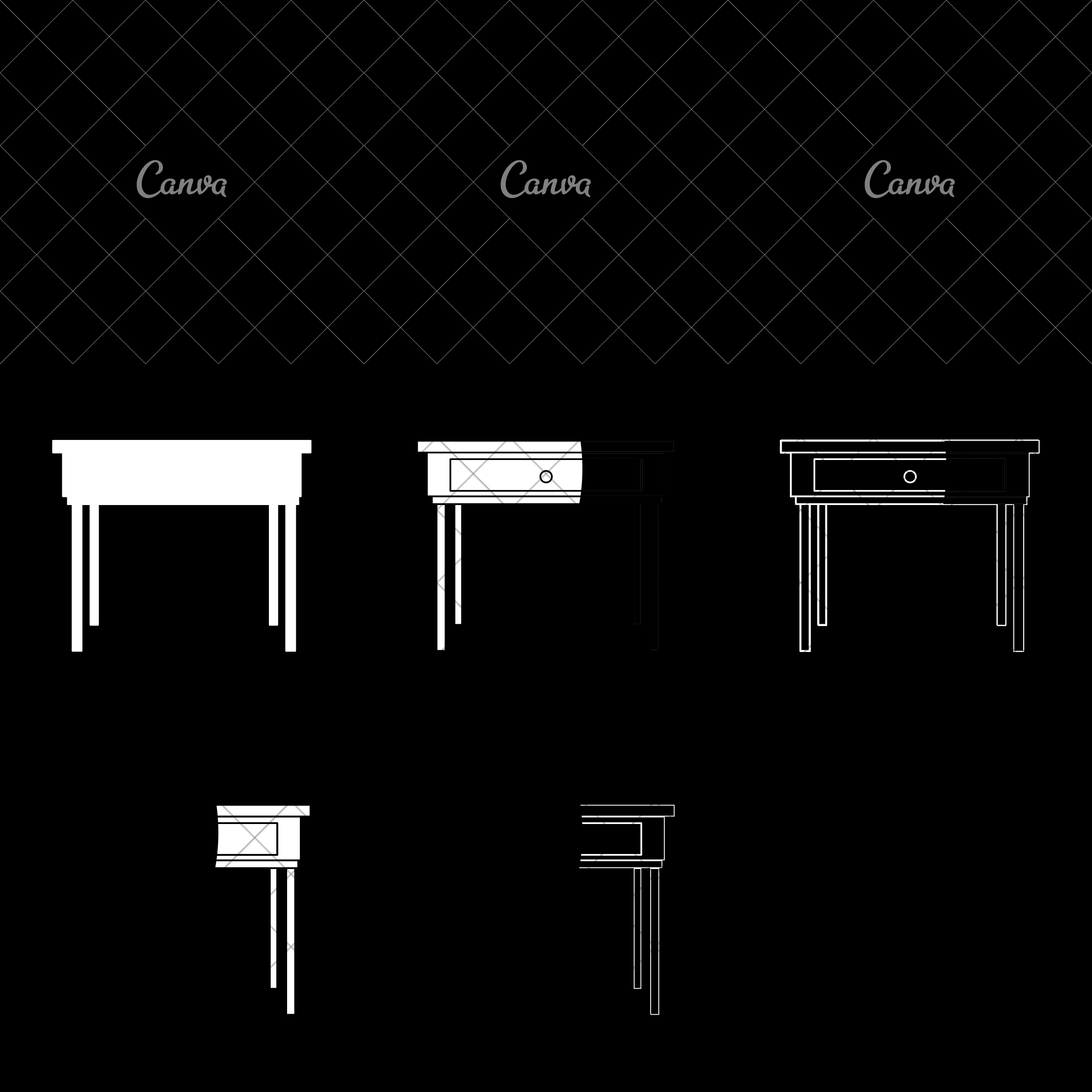 2400x2400 School Desk Wooden Table Office Furniture Vector Illustration