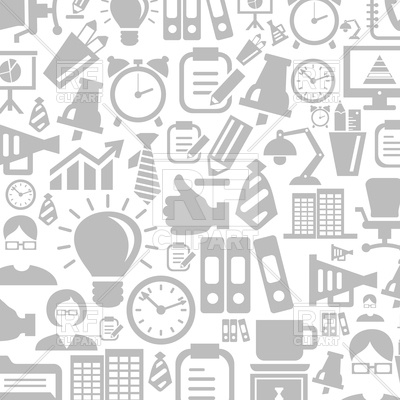400x400 Grey Background With Office Icons Vector Image Of Backgrounds