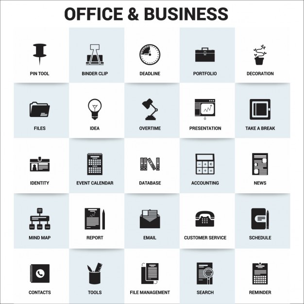 626x626 Office And Business, Icons Vector Free Download