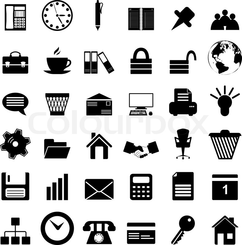 790x800 Office Icon Vector