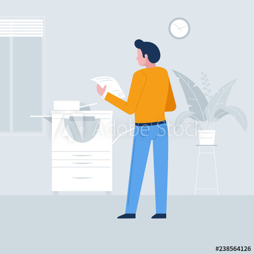 500x500 Young Secretary Making Photocopies On Xerox Machine In Office